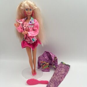 Vintage Barbie Paint 'N Dazzle Doll 10039 + outfit for #10059 Teresa 1993 Mattel